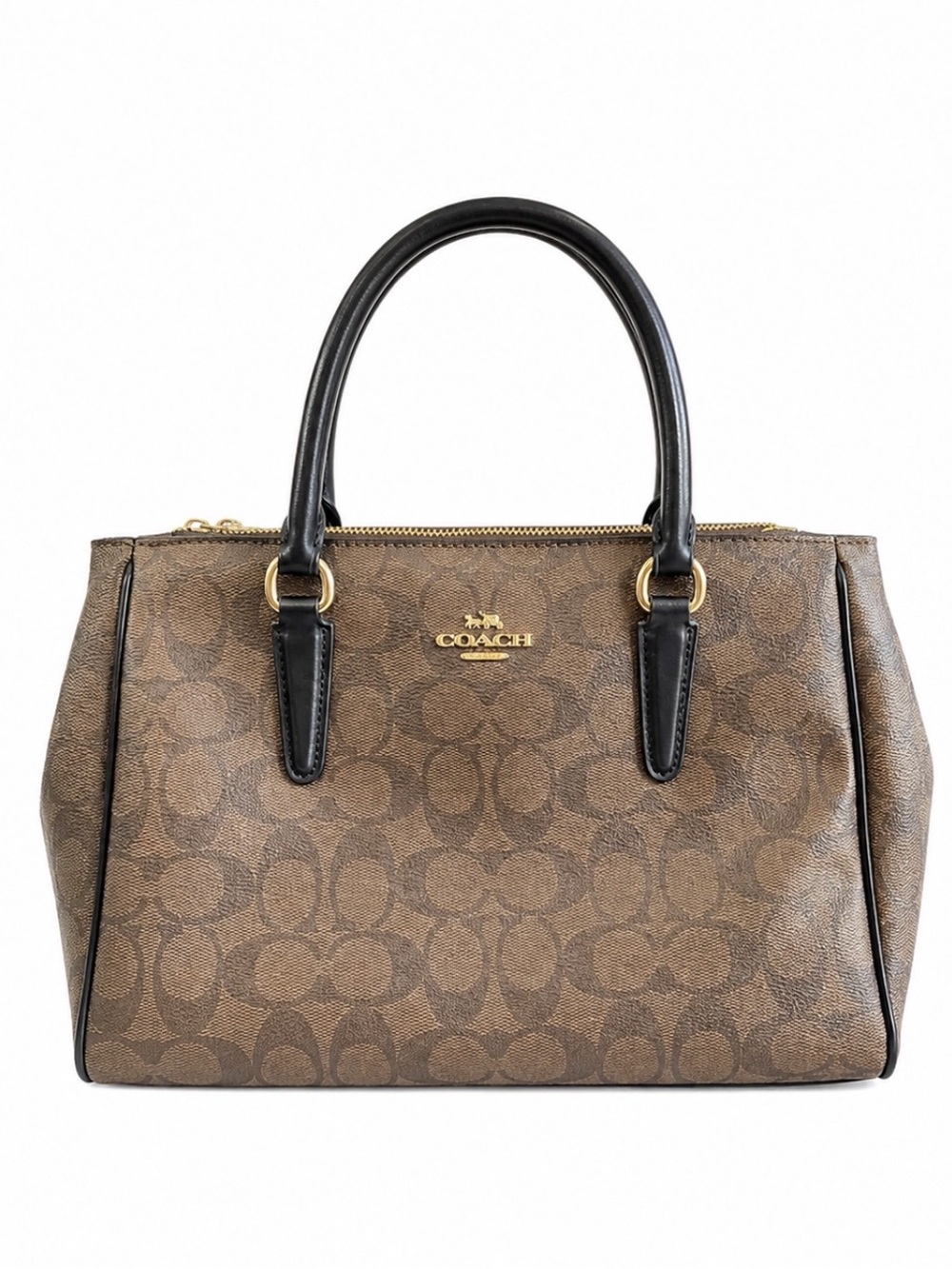 Coach Surrey Carryall Signature Satchel F67026